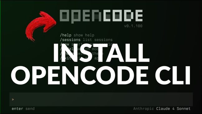 How to install OpenCode
